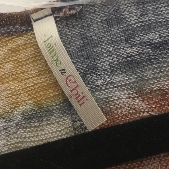 Lime n Chili Women’s Lightweight Striped Short Sleeve Cardigan Size S EUC - Picture 4 of 5